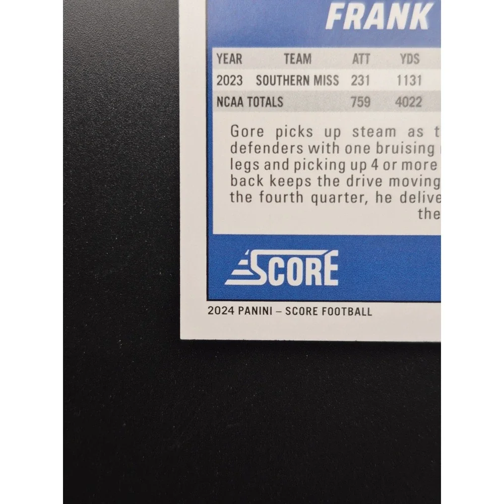 2024 Score Frank Gore Jr. #395 Extraterrestrial Alien (RC) SSP Buffalo Bills